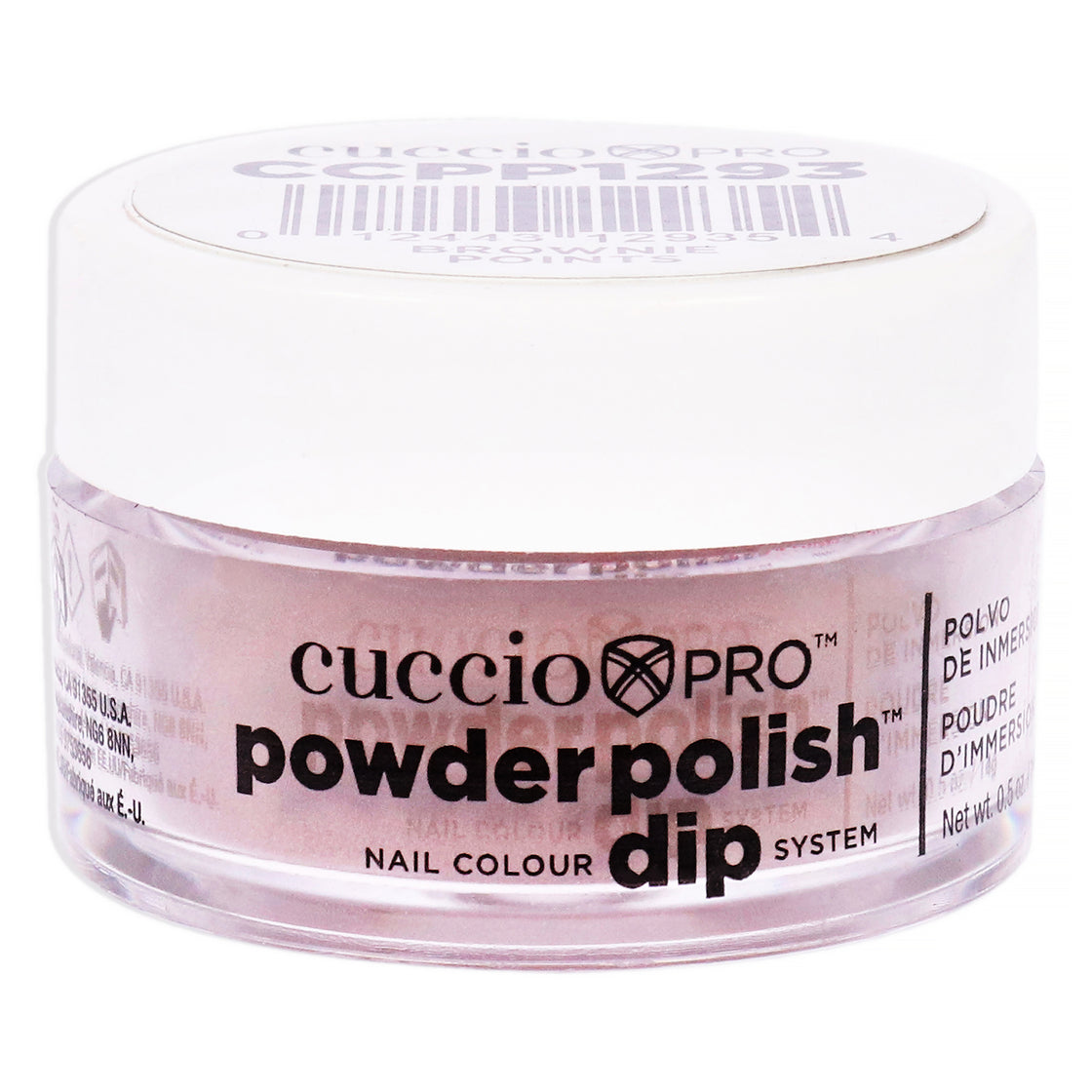 Pro Powder Polish Nail Colour Dip System - Brownie Points by Cuccio Colour for Women - 0.5 oz Nail Powder