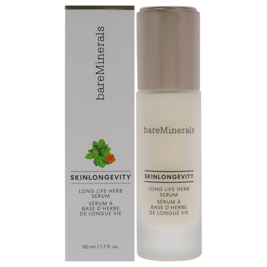 Skinlongevity Long Life Herb Serum by bareMinerals for Unisex - 1.7 oz Serum