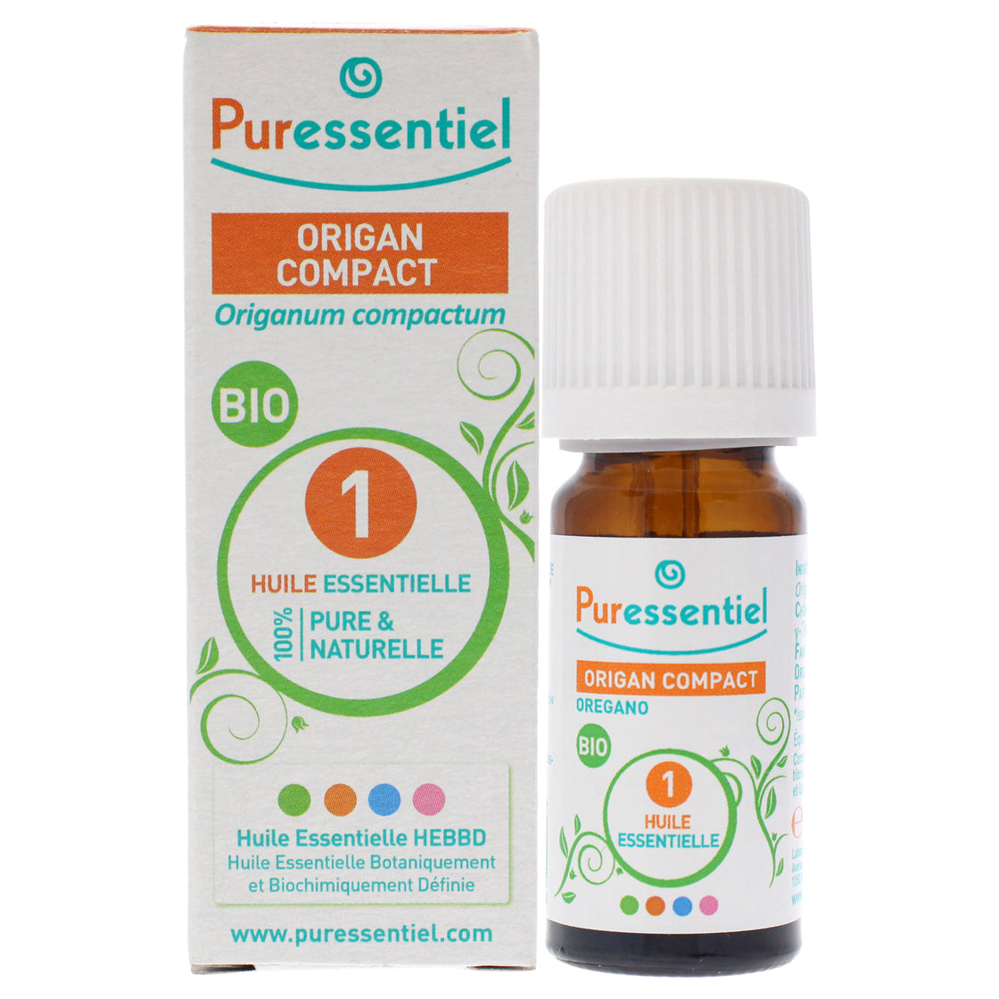 Organic Essential Oil - Origen Compact Oregano by Puressentiel for Unisex - 0.17 oz Oil