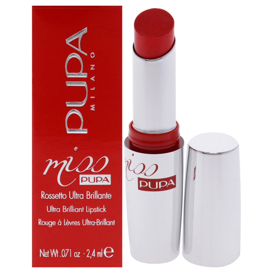 Miss Pupa Ultra Brilliant Lipstick - 405 Flamingo by Pupa Milano for Women - 0.071 oz Lipstick