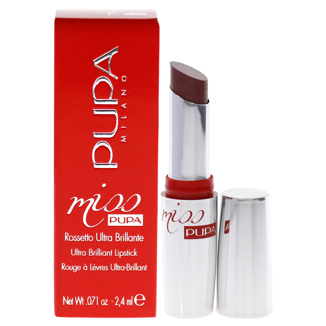 Miss Pupa Ultra Brilliant Lipstick - 604 Elite by Pupa Milano for Women - 0.071 oz Lipstick