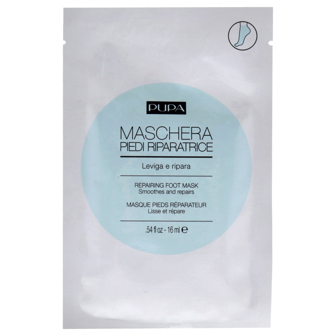 Repairing Foot Mask by Pupa Milano for Unisex - 0.54 oz Mask