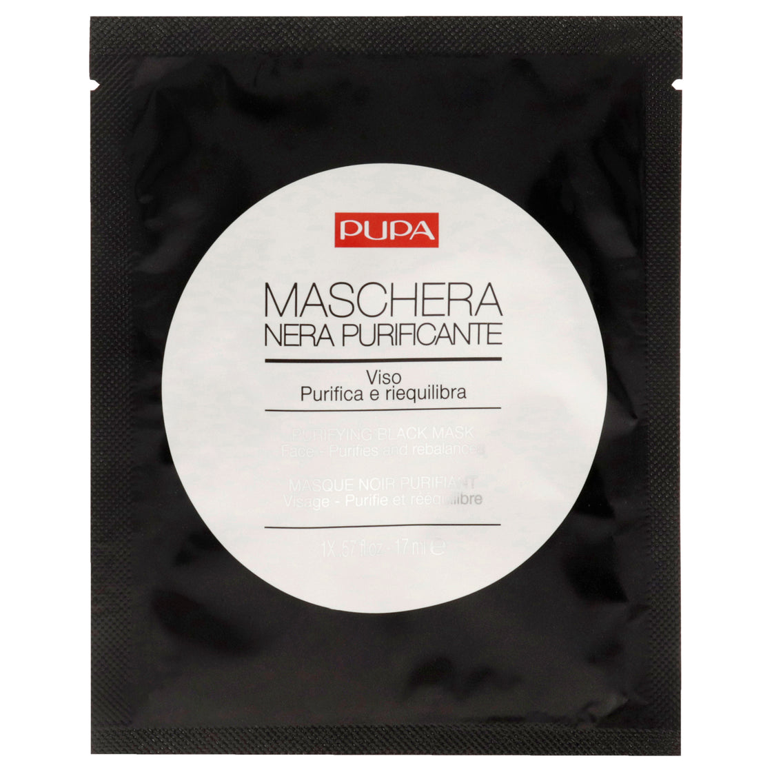 Purifying Black Mask by Pupa Milano for Unisex - 0.57 oz Mask