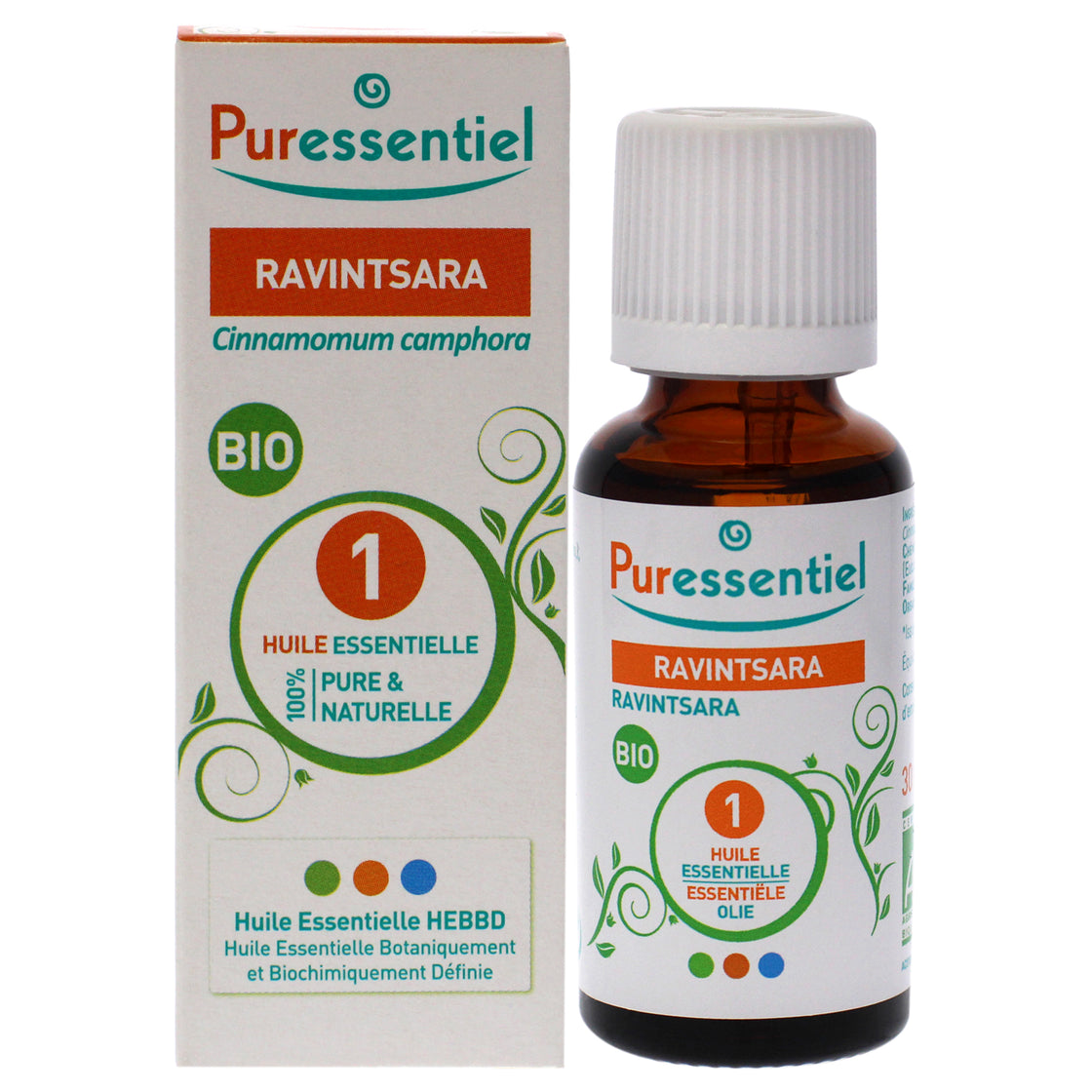 Organic Essential Oil - Ravintsara by Puressentiel for Unisex - 1 oz Oil