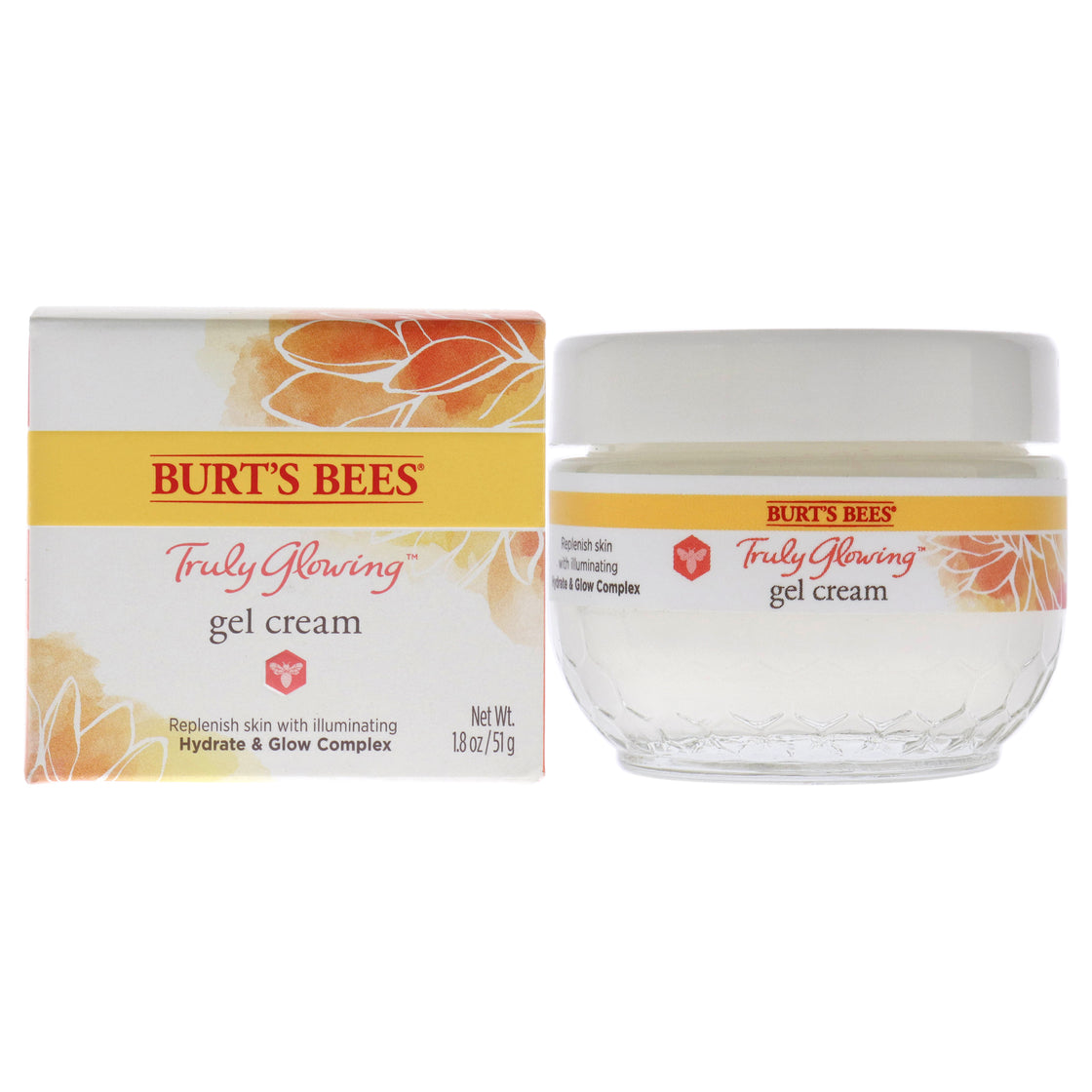 Truly Glowing Gel Cream by Burts Bees for Unisex - 1.8 oz Cream