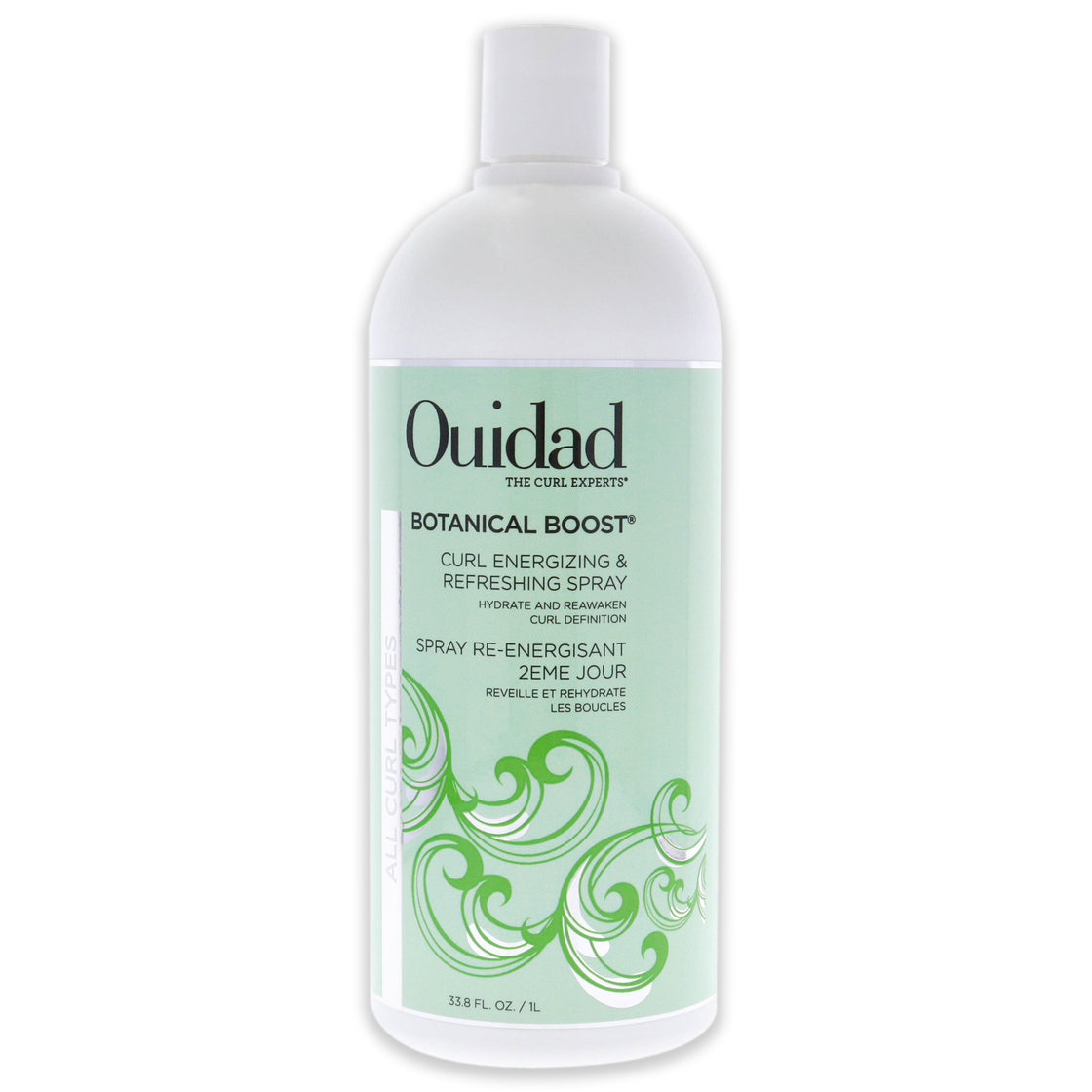 Botanical Boost Curl Energizing and Refreshing Spray by Ouidad for Unisex - 33.8 oz Hair Spray