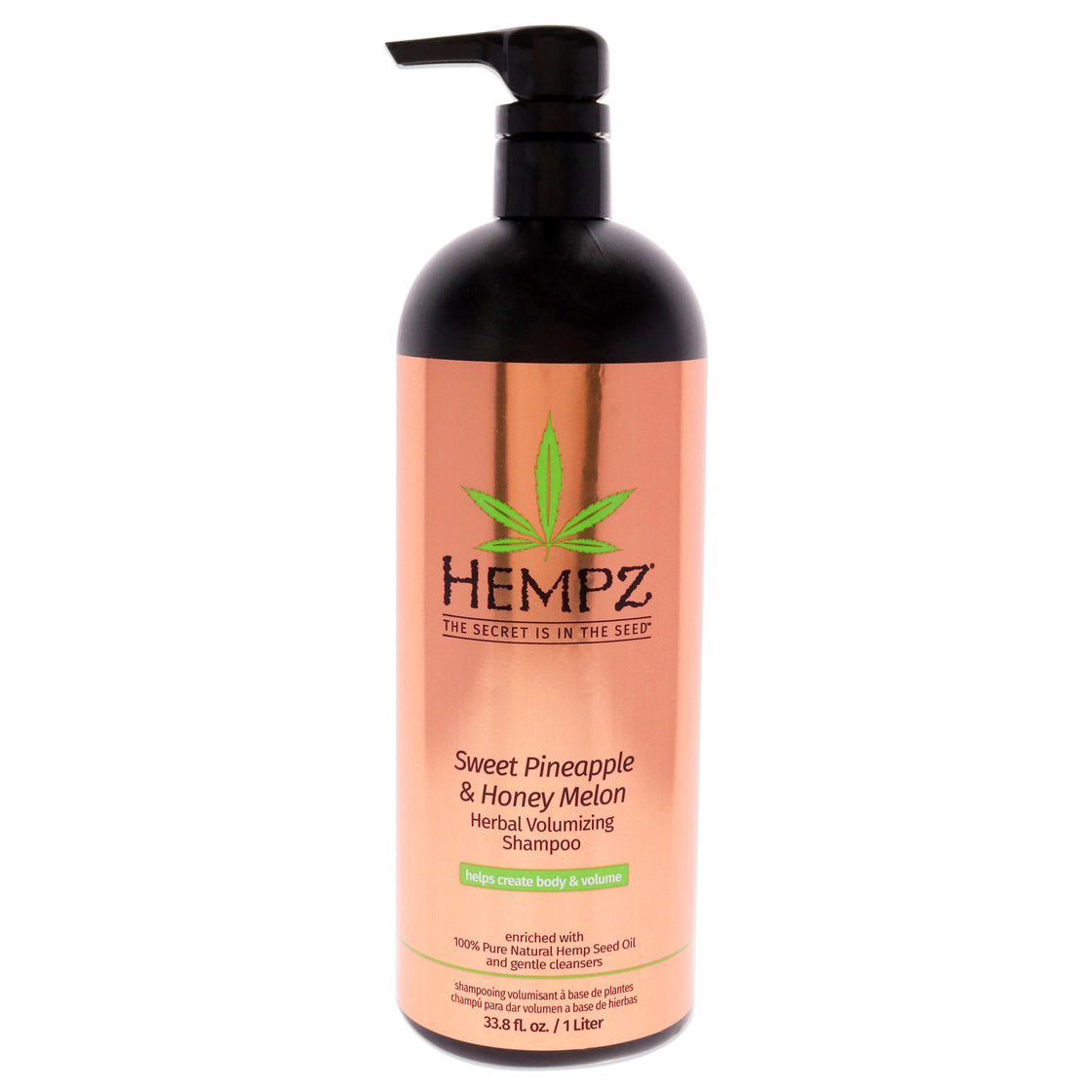Sweet Pineapple and Honey Melon Herbal Volumizing Shampoo by Hempz for Unisex - 33.8 oz Shampoo