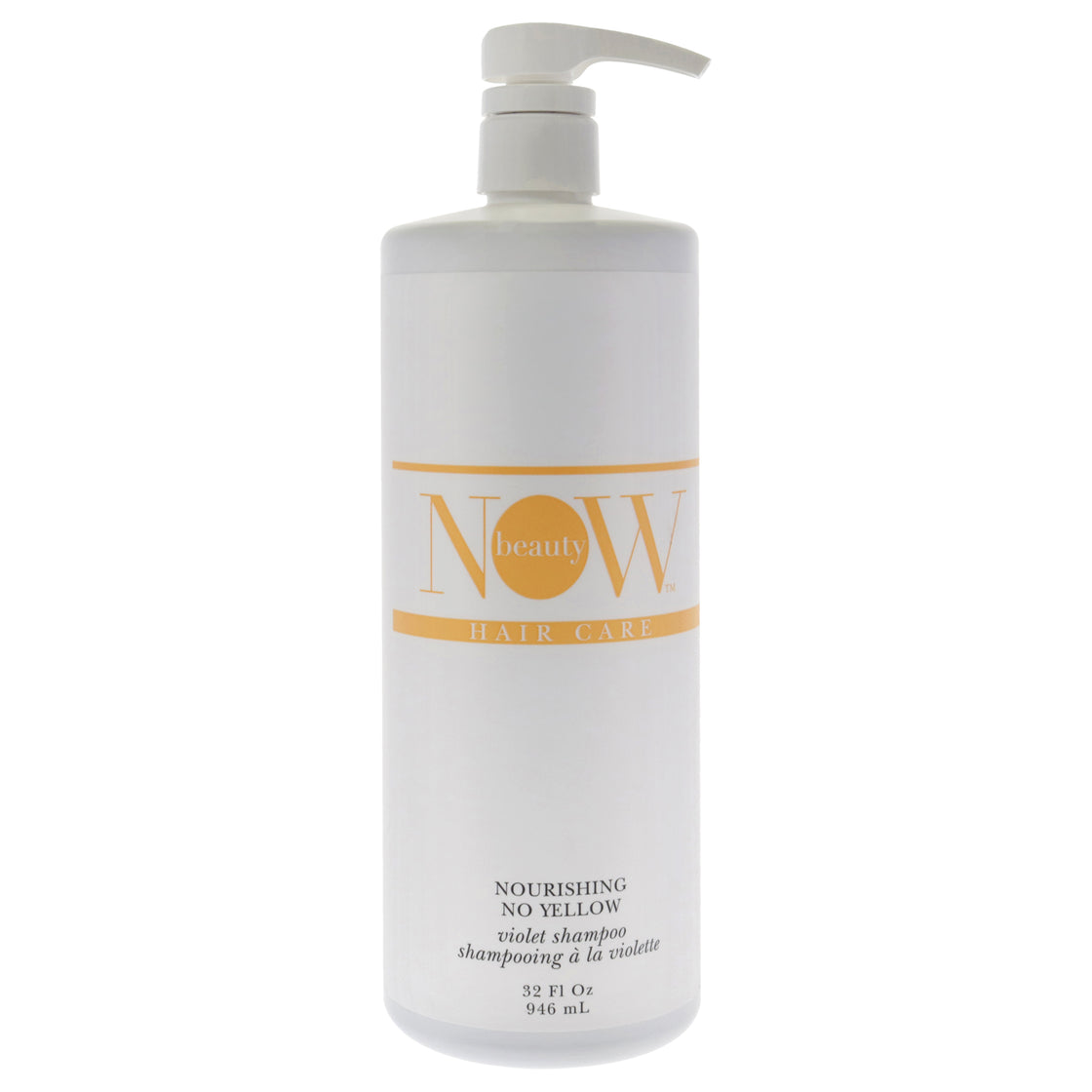 Nourishing No Yellow Shampoo by NOW Beauty for Unisex - 32 oz Shampoo