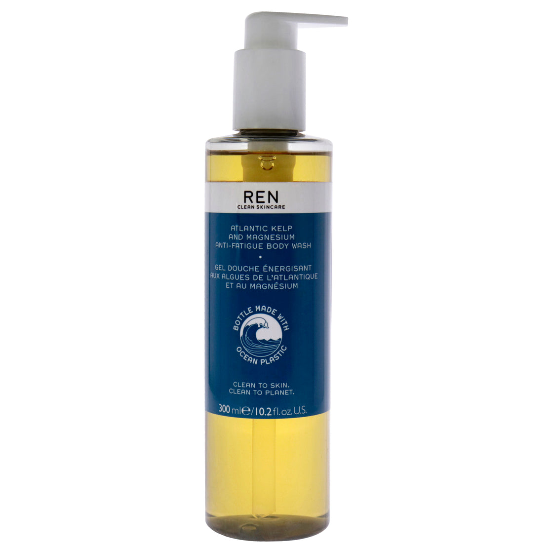 Atlantic Kelp And Magnesium Anti-Fatigue Body Wash by REN for Unisex - 10.2 oz Body Wash