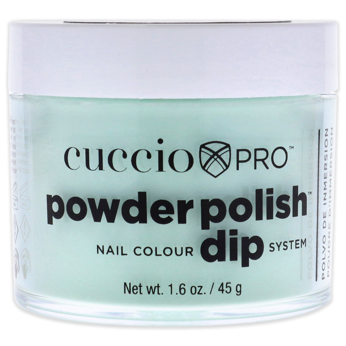 Pro Powder Polish Nail Colour Dip System - Mint Sorbet by Cuccio Colour for Women - 1.6 oz Nail Powder