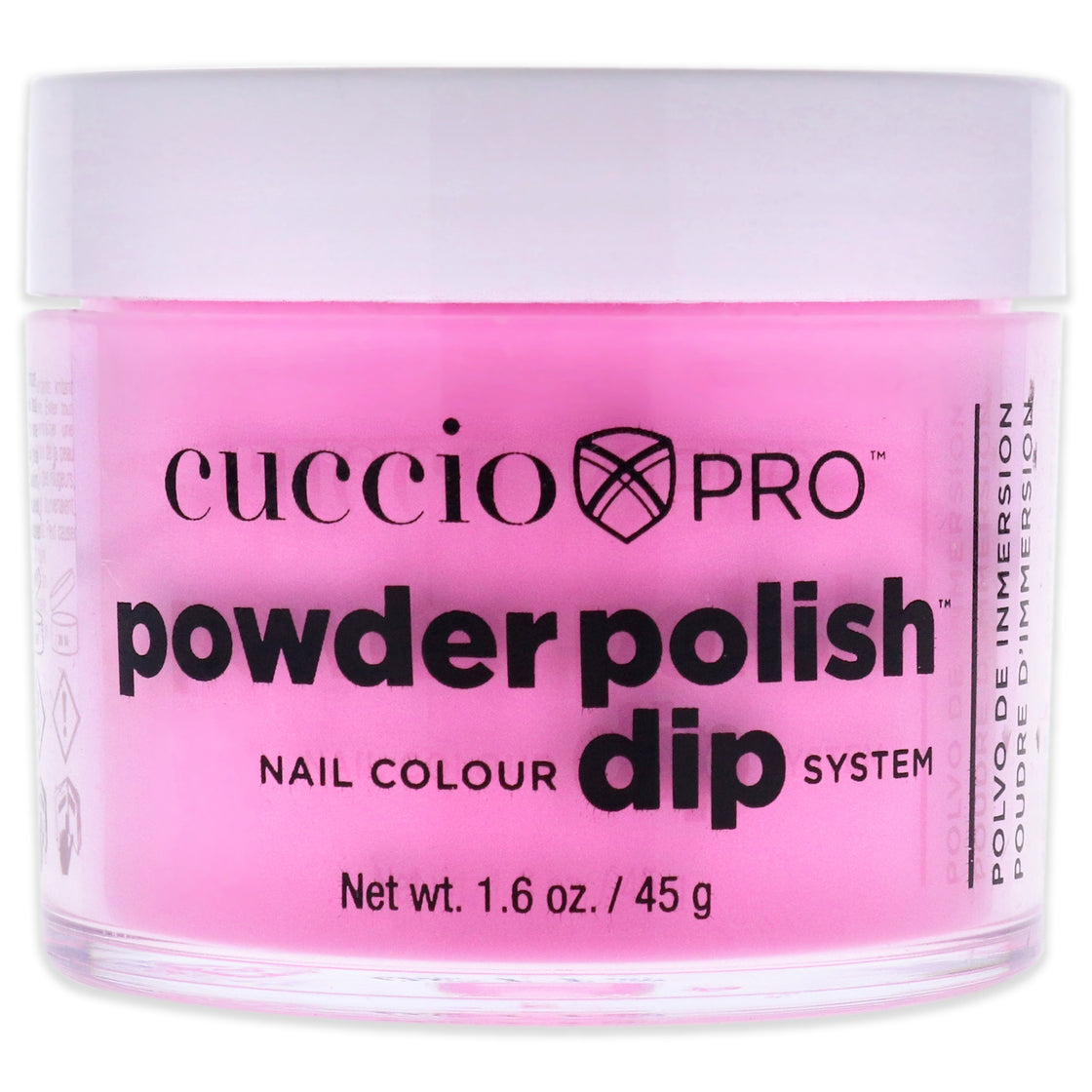 Pro Powder Polish Nail Colour Dip System - Dragon Fruit Sorbet by Cuccio Colour for Women - 1.6 oz Nail Powder