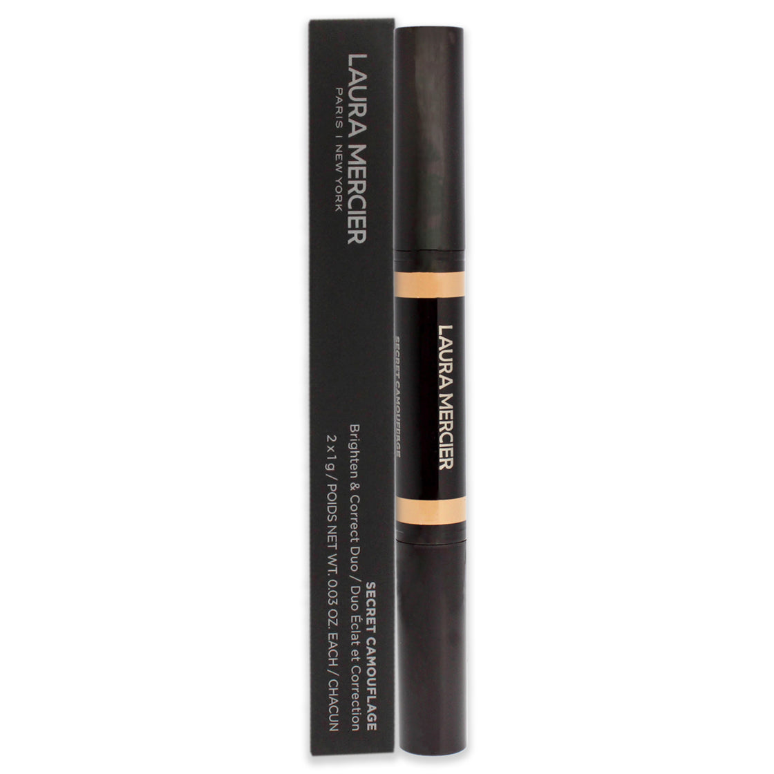 Secret Camouflage Concealer Duo Stick - 2N Light with Neutral Undertones by Laura Mercier for Women - 0.06 oz Concealer