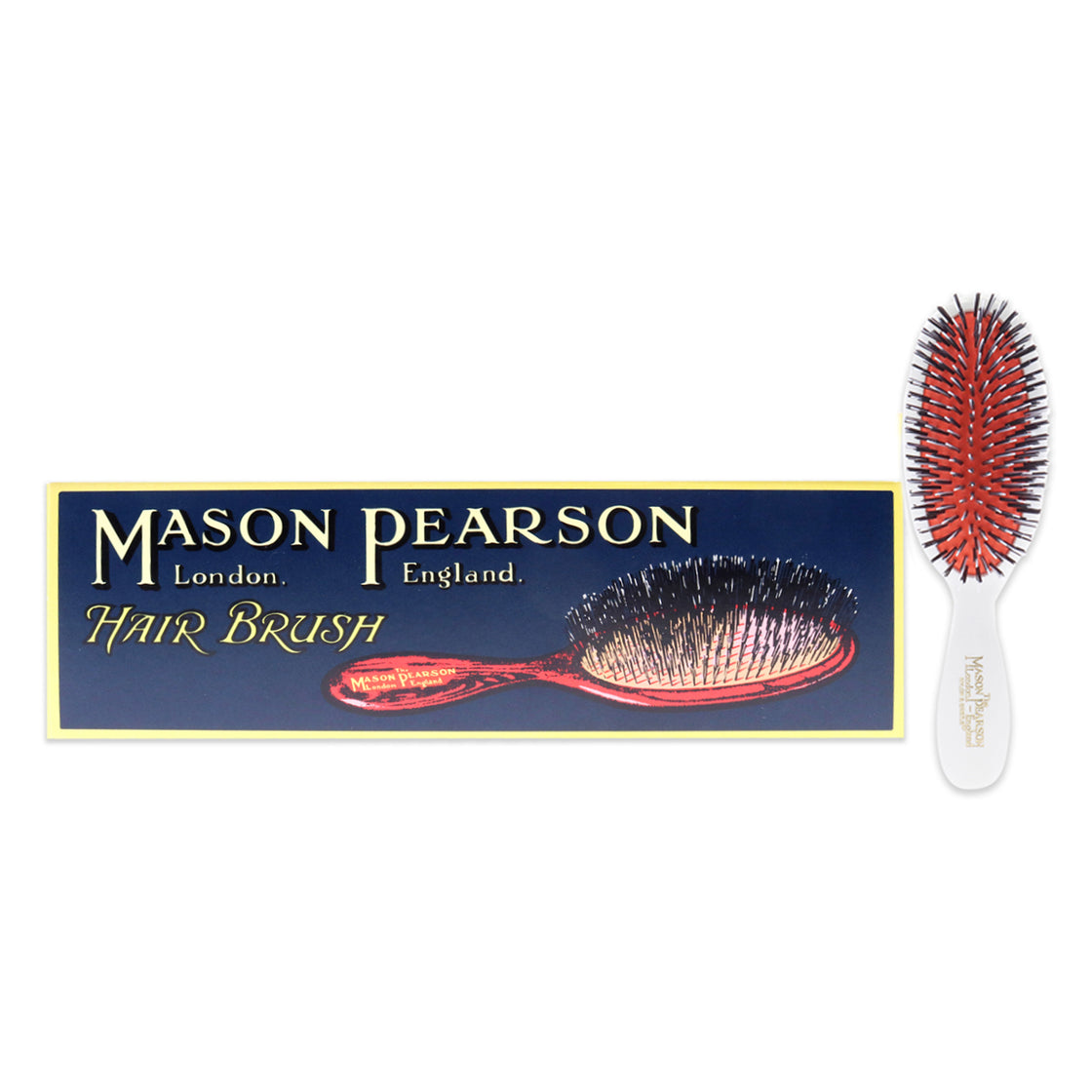 Pocket Bristle and Nylon Brush - BN4 Ivory by Mason Pearson for Unisex - 1 Pc Hair Brush