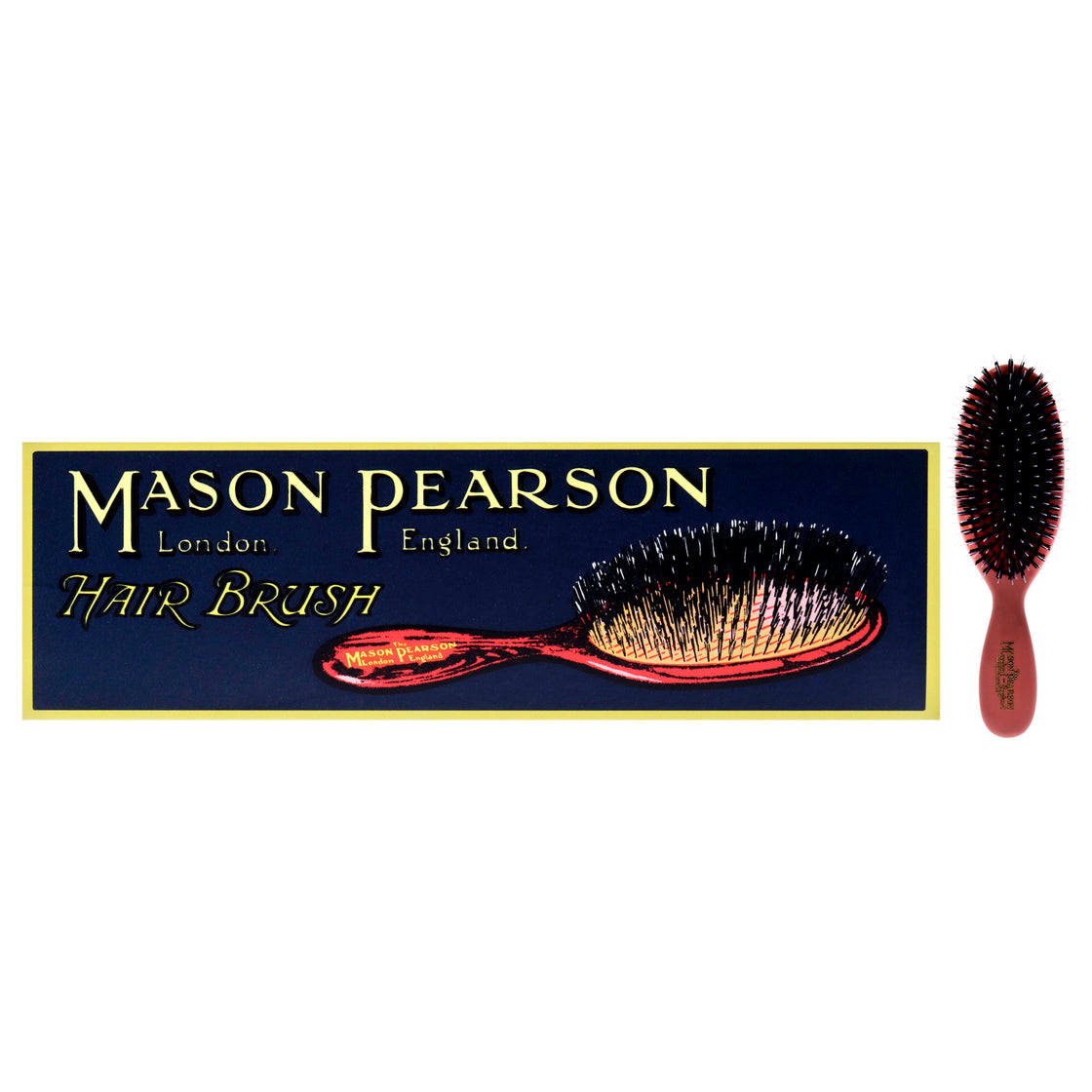 Pocket Bristle and Nylon Brush - BN4 Pink by Mason Pearson for Unisex - 1 Pc Hair Brush