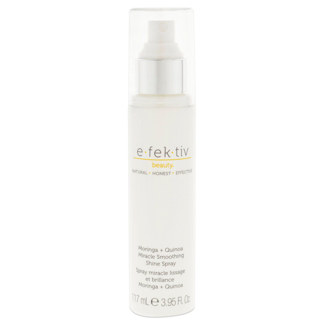 Moringa Plus Quinoa Miracle Smoothing Shine Spray by e.fek.tiv for Unisex - 3.95 oz Hair Spray