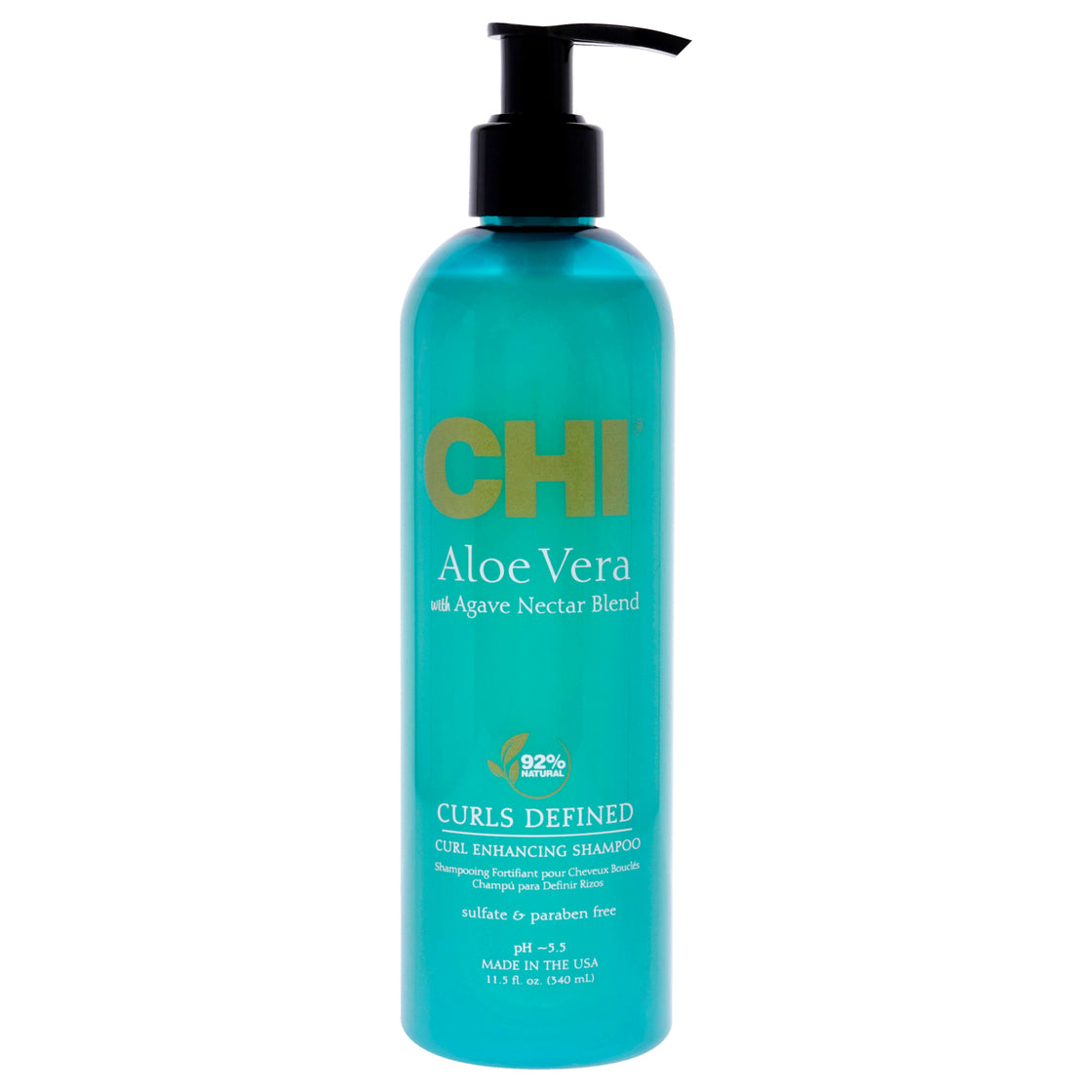 Aloe Vera Curl Enhancing Shampoo by CHI for Unisex - 11.5 oz Shampoo