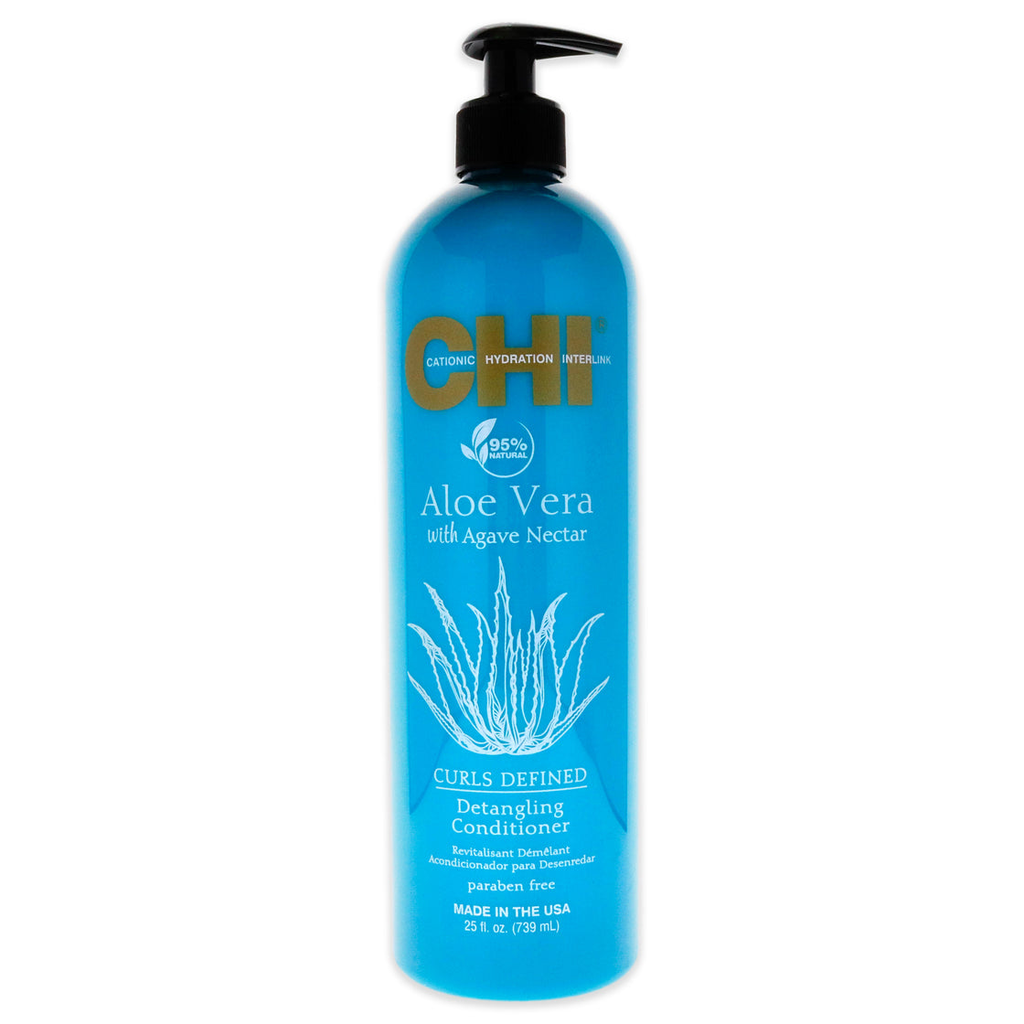 Aloe Vera Detangling Conditioner by CHI for Unisex - 25 oz Conditioner