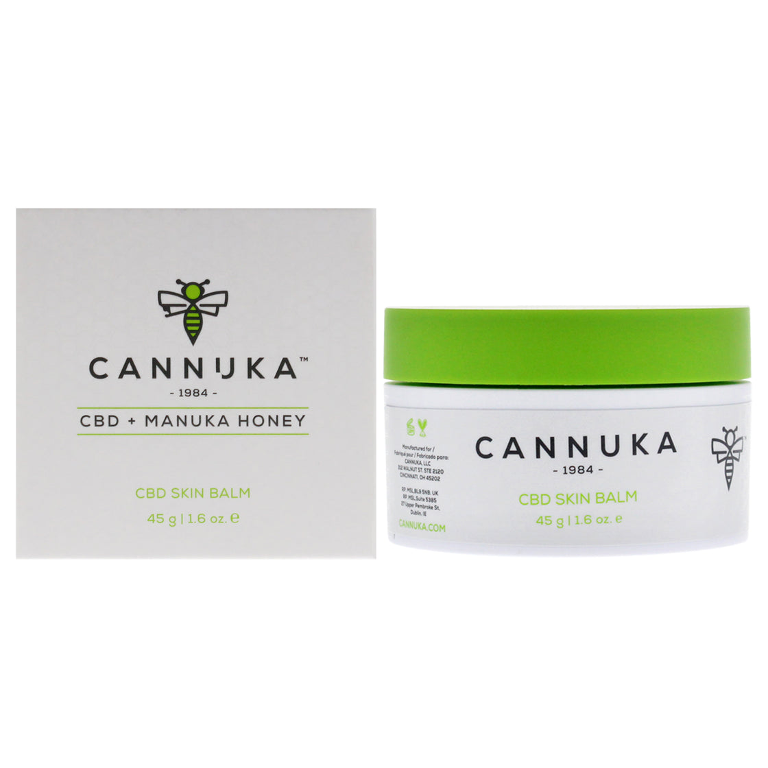 CBD Skin Balm by Cannuka for Unisex - 1.6 oz Balm