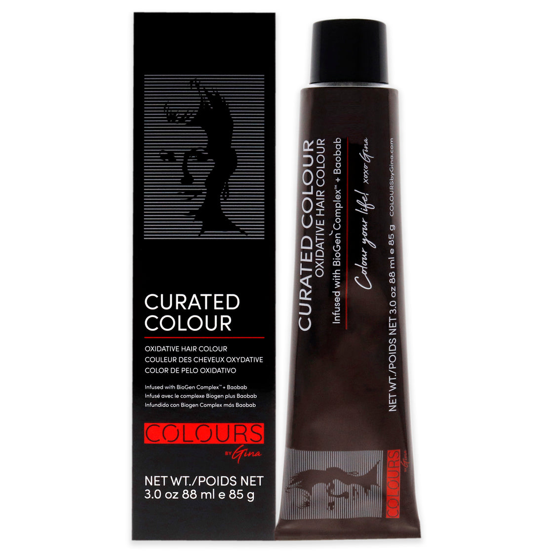 Curated Colour - 0.1 Cool blue Toner by Colours By Gina for Unisex - 3 oz Hair Color