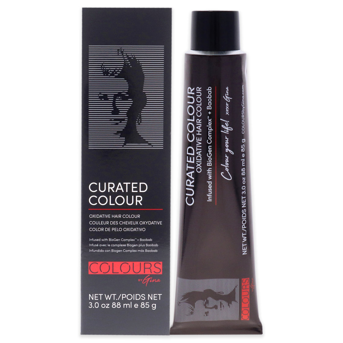 Curated Colour - 0.66-RR Pure Red Mixer by Colours By Gina for Unisex - 3 oz Hair Color