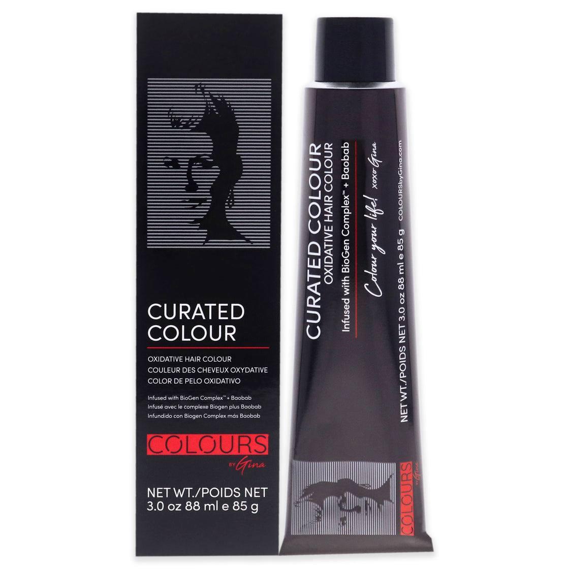 Curated Colour - 1.11-1BB Deepest Black by Colours By Gina for Unisex - 3 oz Hair Color