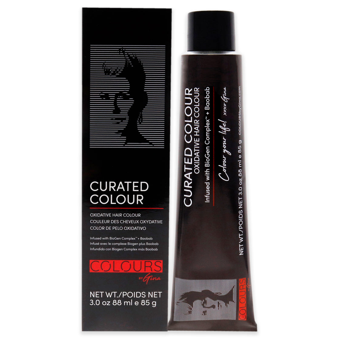 Curated Colour - 3.11-3BB Dark Cool Brown by Colours By Gina for Unisex - 3 oz Hair Color