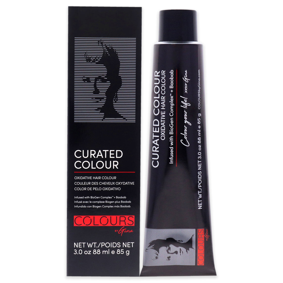 Curated Colour - 4.0-4N Natural Brown by Colours By Gina for Unisex - 3 oz Hair Color