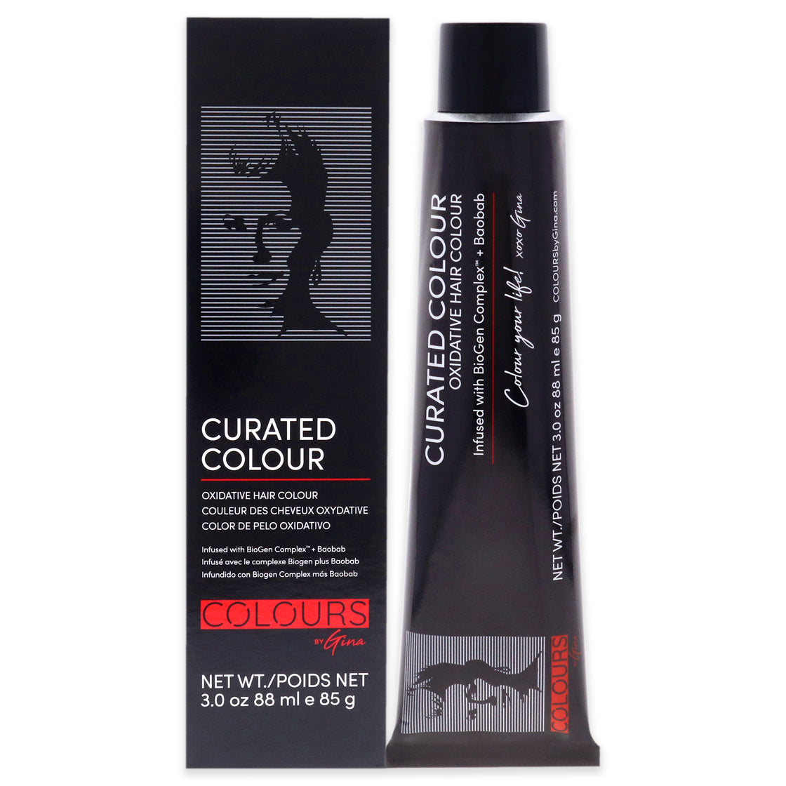 Curated Colour - 5.0-5N Light Natural Brown by Colours By Gina for Unisex - 3 oz Hair Color