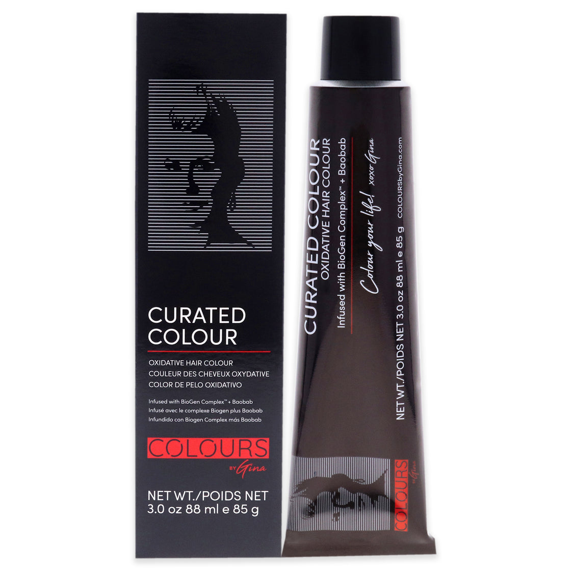 Curated Colour - 5.66-5RR Intense Light Reddish by Colours By Gina for Unisex - 3 oz Hair Color