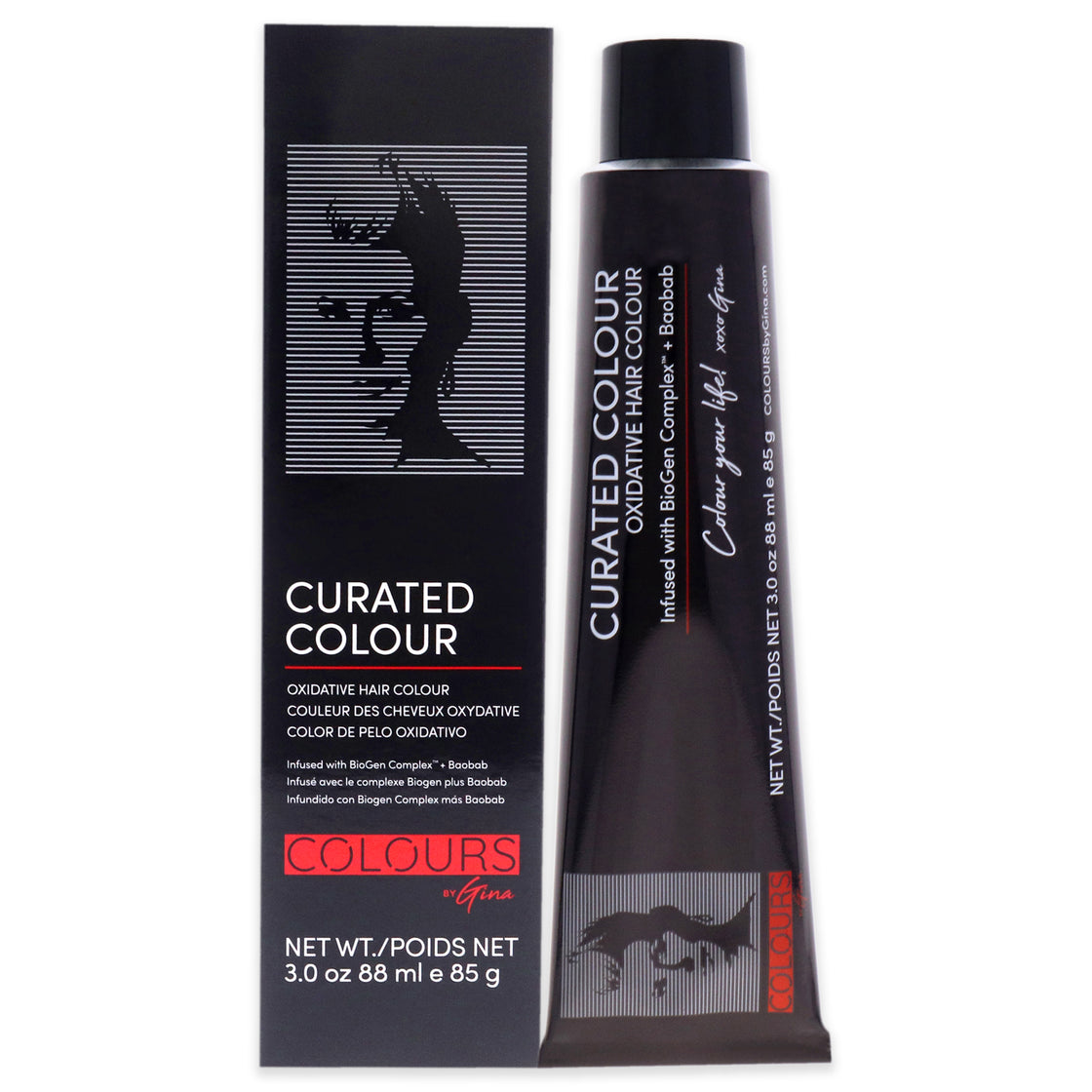 Curated Colour - 5.77-5W Light Warm Brown by Colours By Gina for Unisex - 3 oz Hair Color