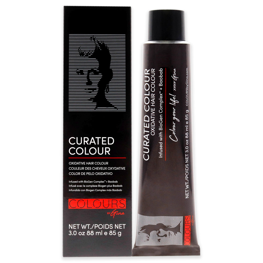 Curated Colour - 6.0-6N Dark Natural Blonde by Colours By Gina for Unisex - 3 oz Hair Color