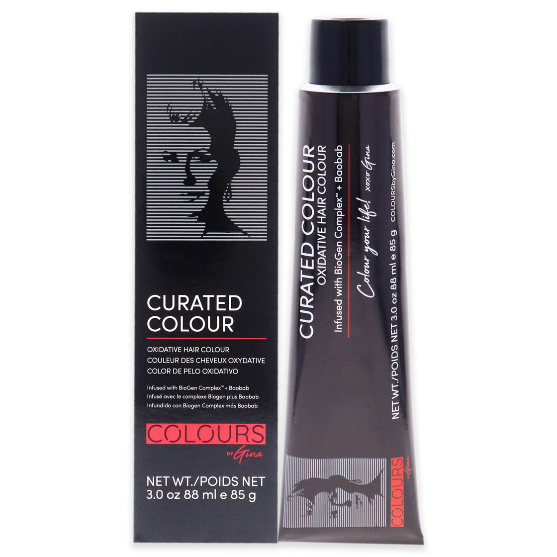 Curated Colour - 6.11-6BB Dark Cool Blonde by Colours By Gina for Unisex - 3 oz Hair Color