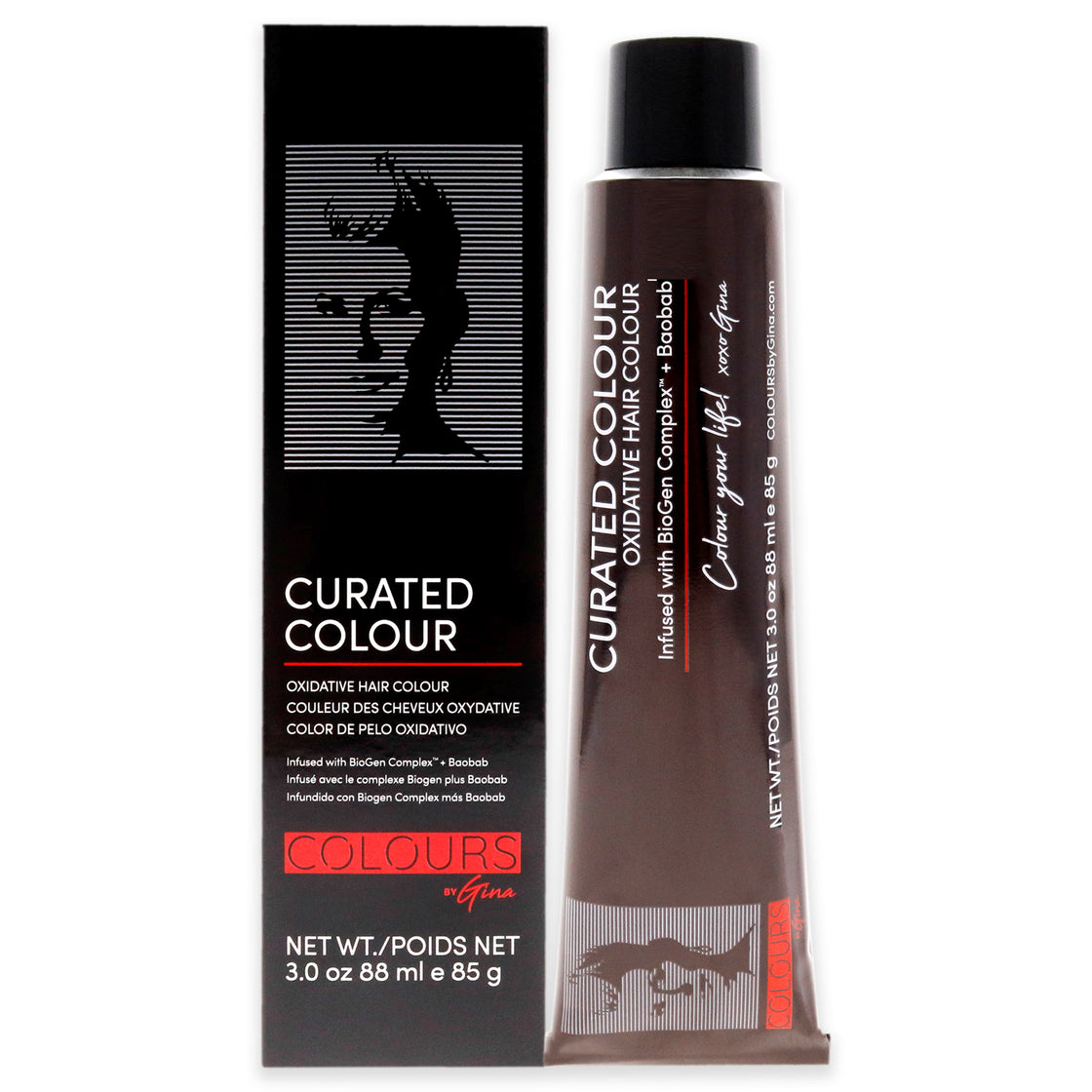 Curated Colour - 6.3-6GV Dark Beige Blonde by Colours By Gina for Unisex - 3 oz Hair Color