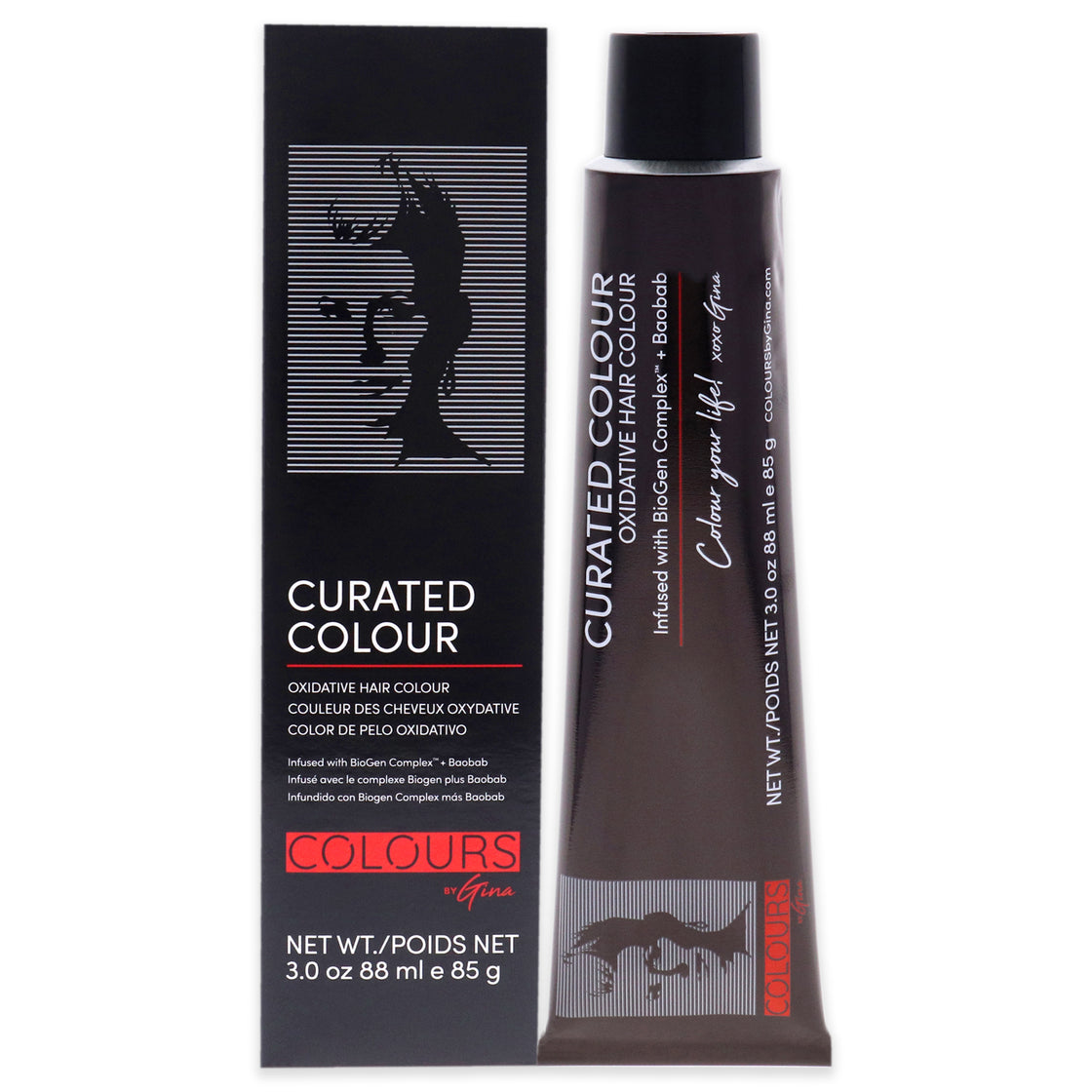 Curated Colour - 6.4-6C Dark Copper Blonde by Colours By Gina for Unisex - 3 oz Hair Color