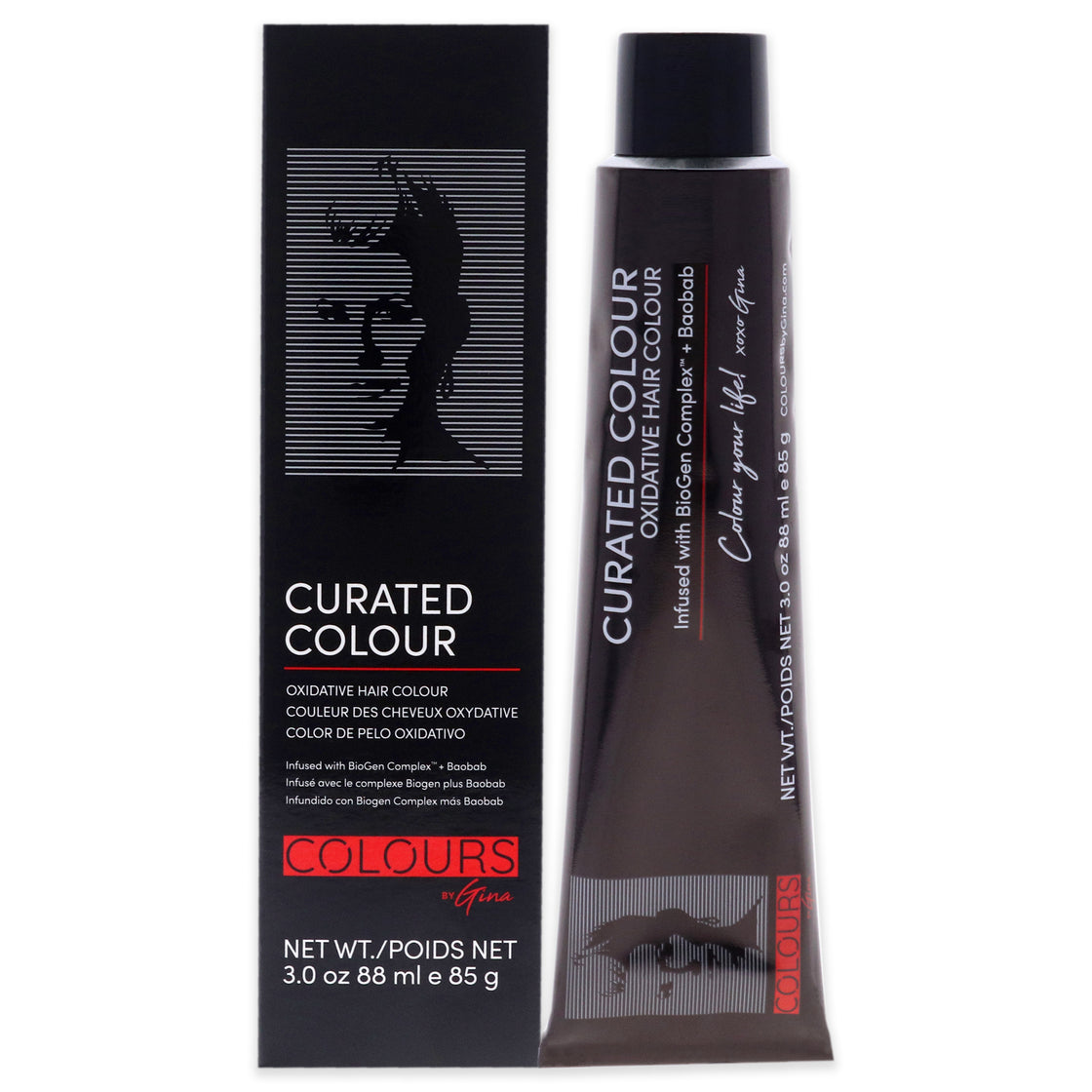 Curated Colour - 7.6-7R Reddish Blonde by Colours By Gina for Unisex - 3 oz Hair Color