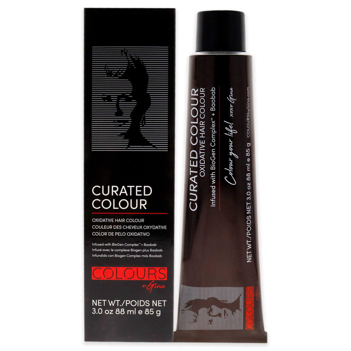 Curated Colour - 9.2-9V Very Light Violet Blonde by Colours By Gina for Unisex - 3 oz Hair Color