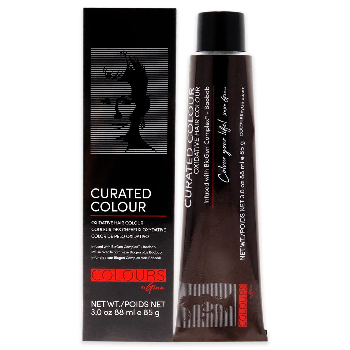 Curated Colour - 9.3-9G Very Light Golden Blonde by Colours By Gina for Unisex - 3 oz Hair Color