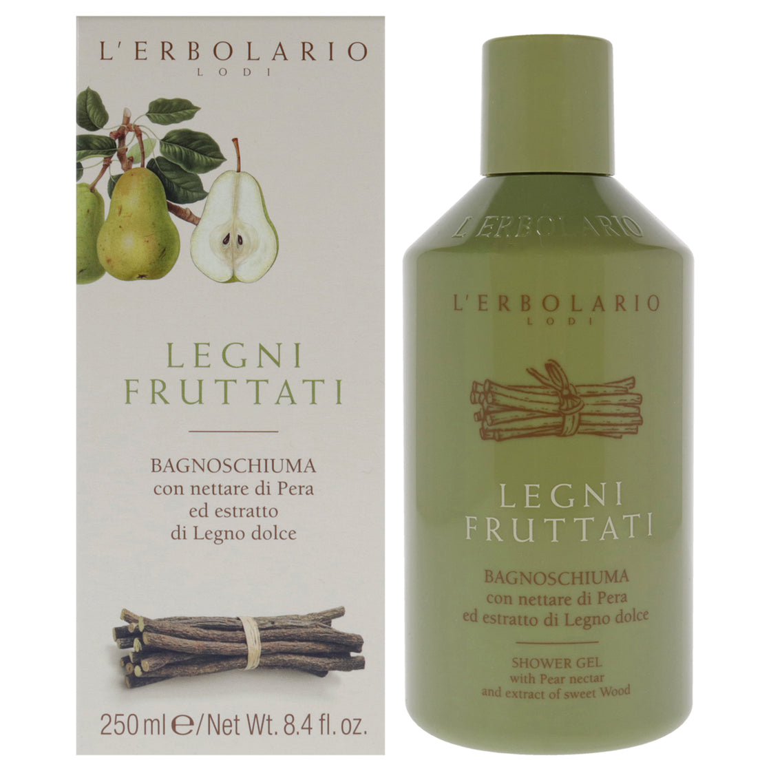 Shower Gel - Fruity Woods by LErbolario for Unisex - 8.4 oz Shower Gel