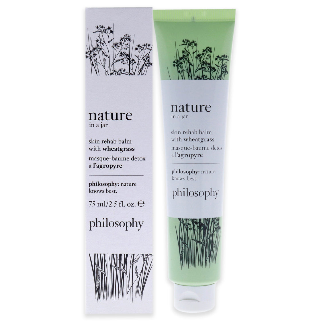 Skin Rehab Balm With Wheatgrass by Philosophy for Unisex - 2.5 oz Balm