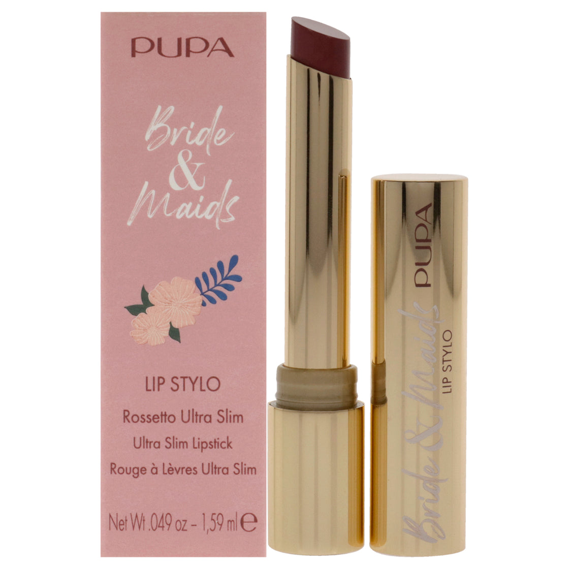 Bride and Maids Lip Stylo Ultra Slim Lipstick - 002 Maid of Honor by Pupa Milano for Women - 0.049 oz Lipstick