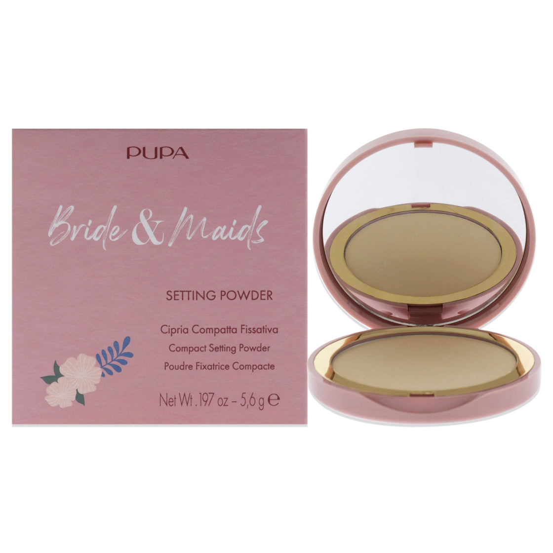 Bride and Maids Setting Powder - 001 Bride Veil by Pupa Milano for Women - 0.197 oz Powder