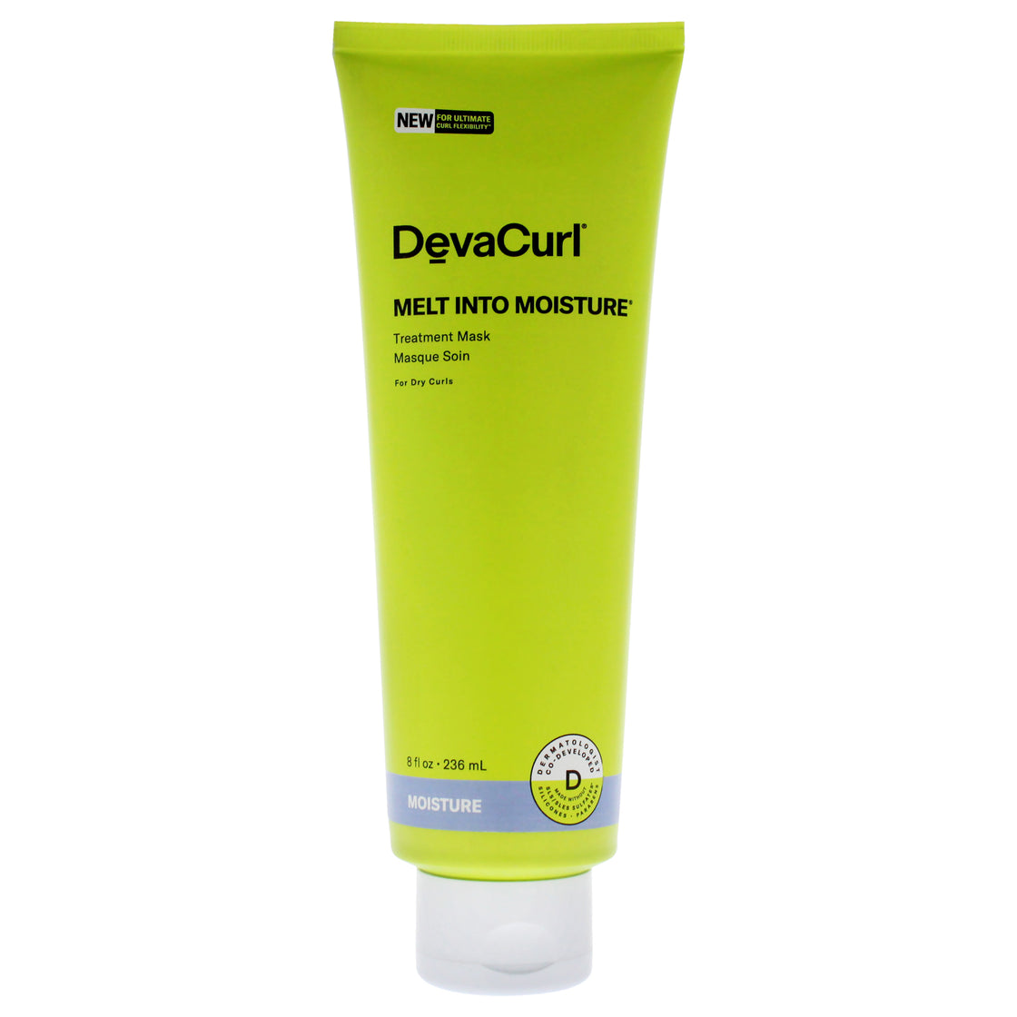 Melt Into Moisture Treatment Mask-NP by DevaCurl for Unisex - 8 oz Masque