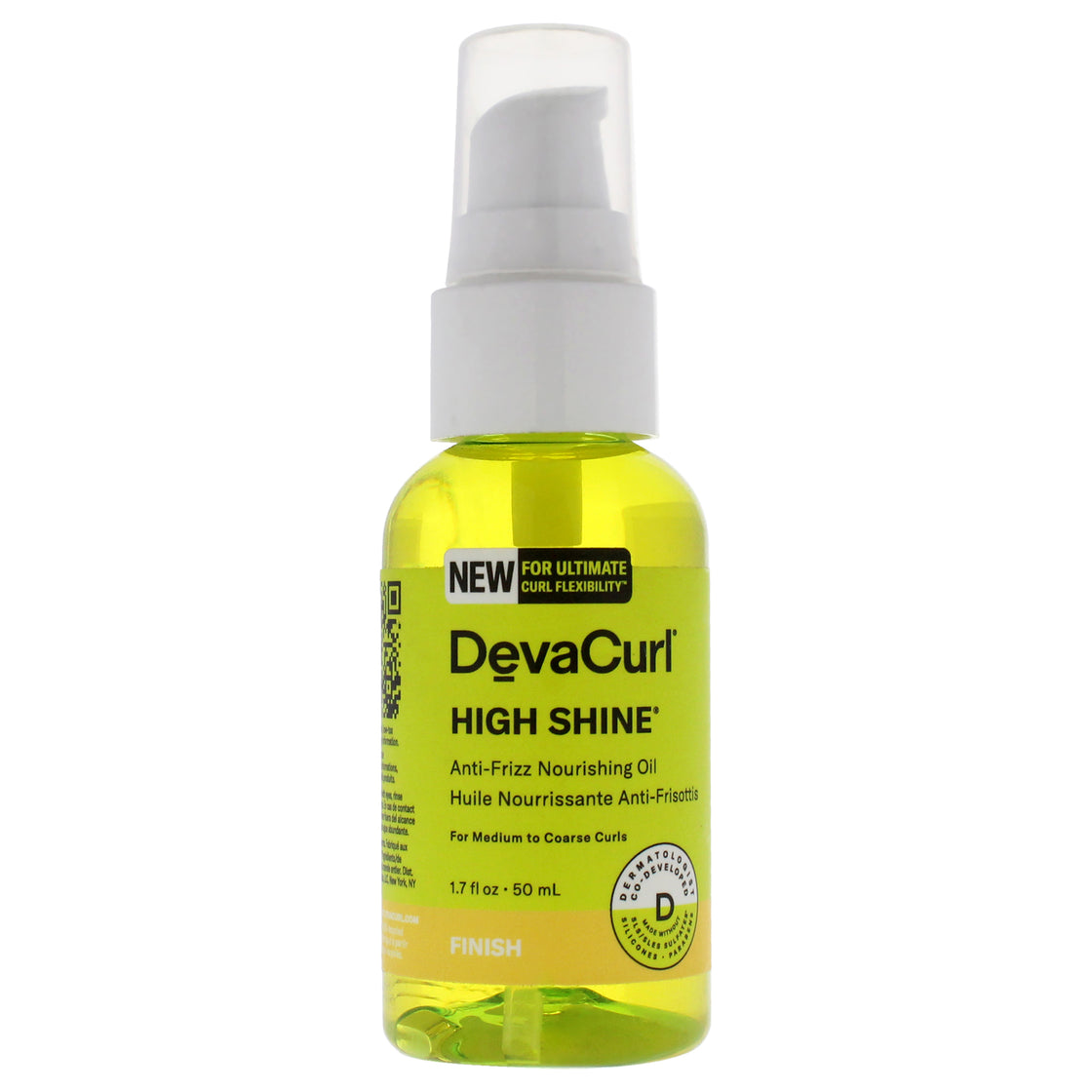 High Shine Nourishing Anti-Frizz Oil-NP by DevaCurl for Unisex - 1.7 oz Oil