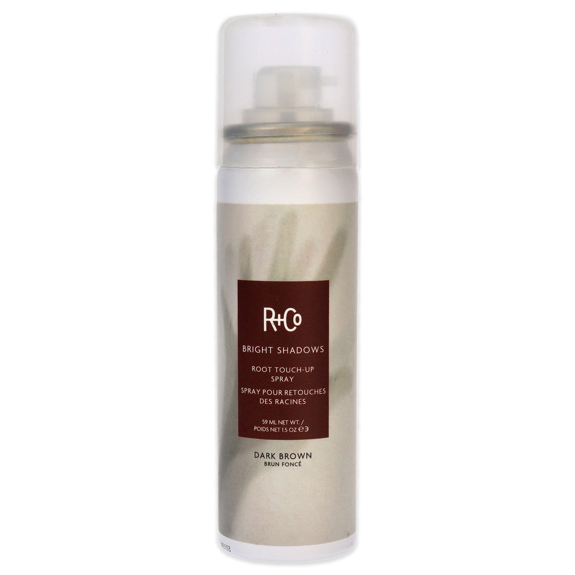 Bright Shadows Root Touch Up Spray - Dark Brown by R+Co for Unisex - 1.5 oz Hair Color