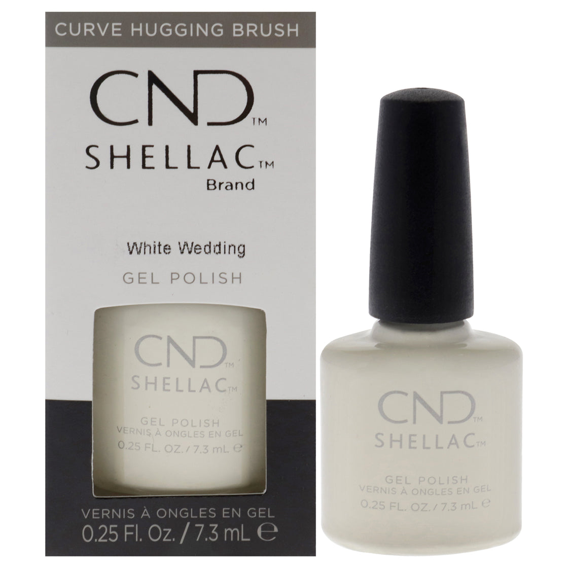 Shellac Nail Polish - White Wedding by CND for Women - 0.25 oz Nail Polish