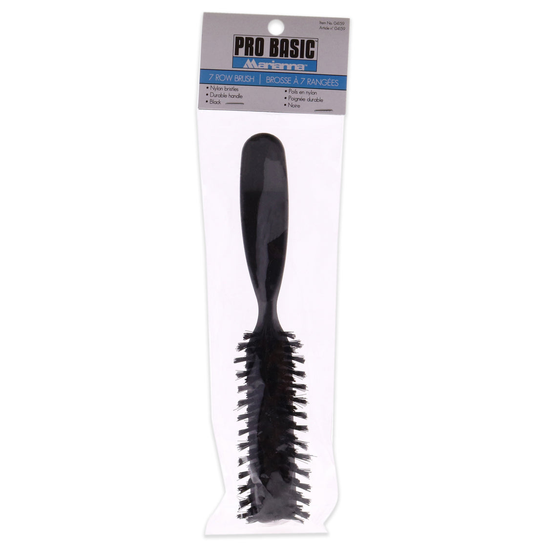 Pro Basic 7 Row Brush by Marianna for Unisex - 1 Pc Hair Brush