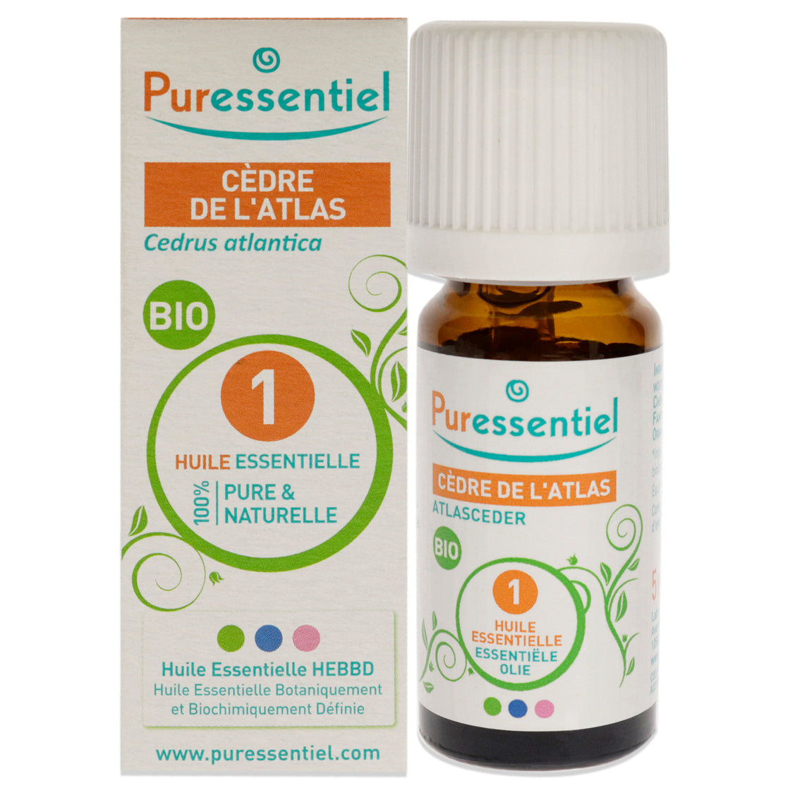 Organic Essential Oil - Atlas Ceder by Puressentiel for Unisex - 0.17 oz Oil