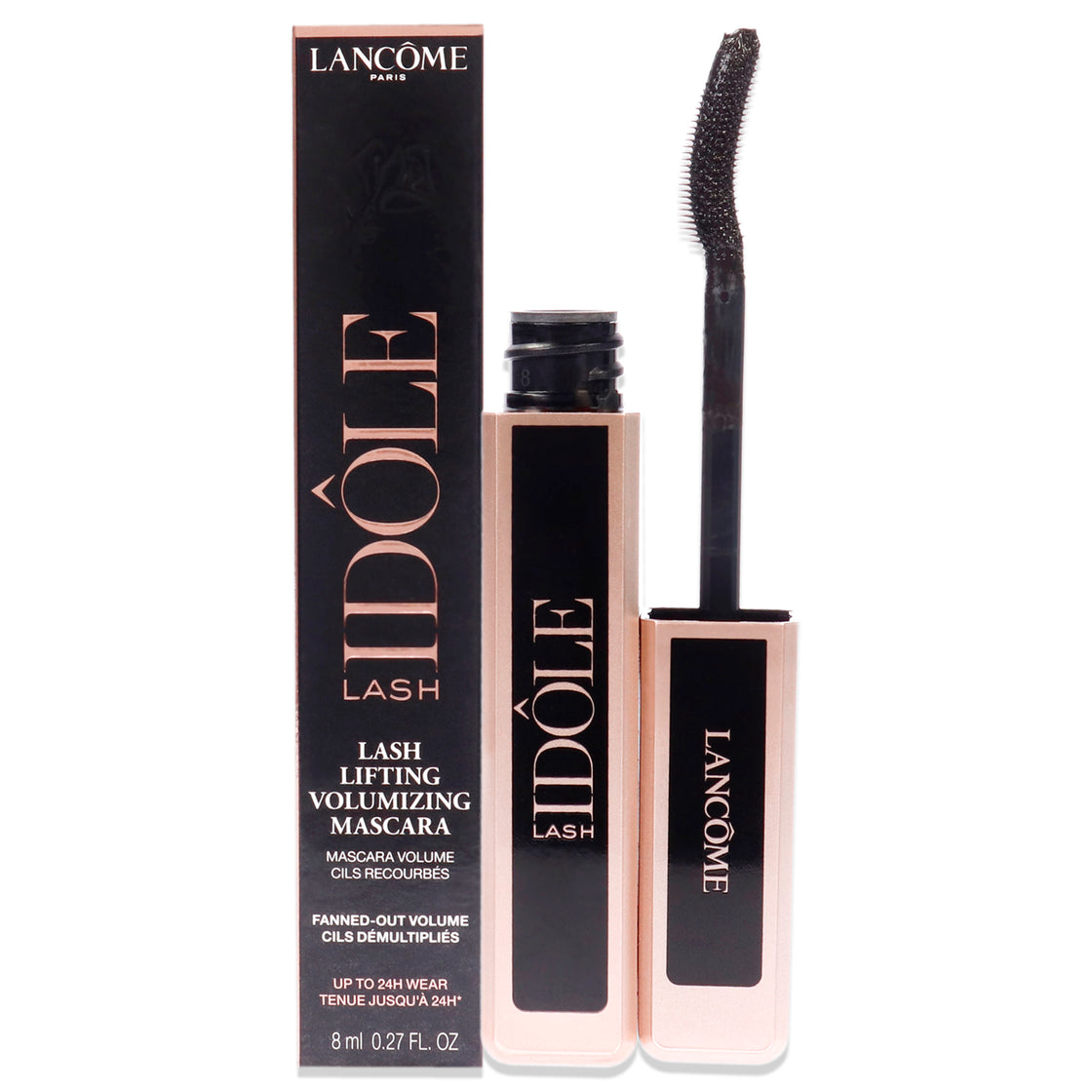 Lash Idole Lifting and Volumizing Mascara - 01 Glossy Black by Lancome for Women - 0.27 oz Mascara