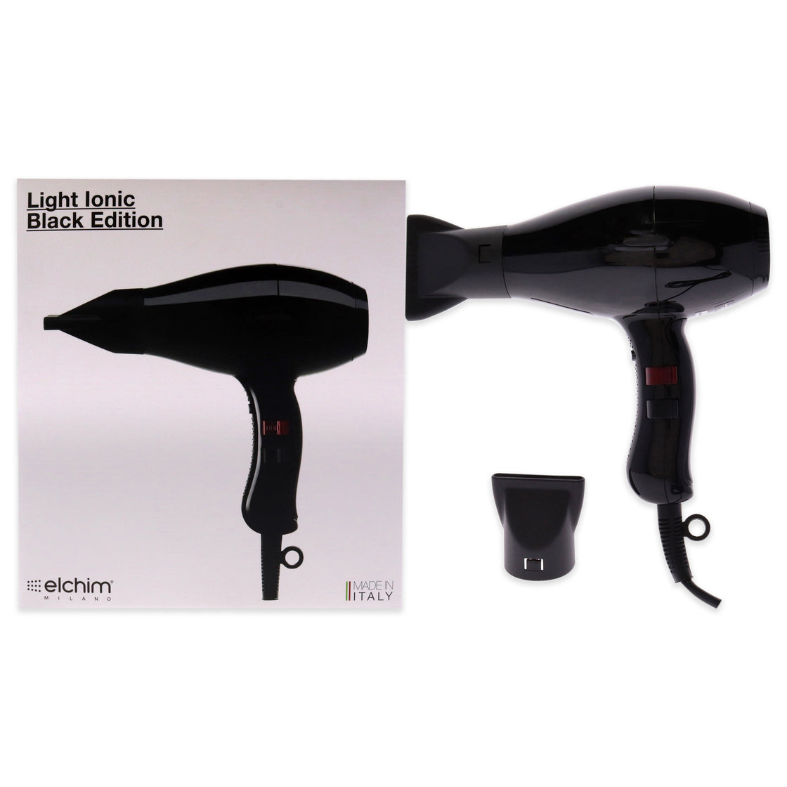 Light Ionic Edition Hair Dryer - Black by Elchim for Unisex - 1 Pc Hair Dryer