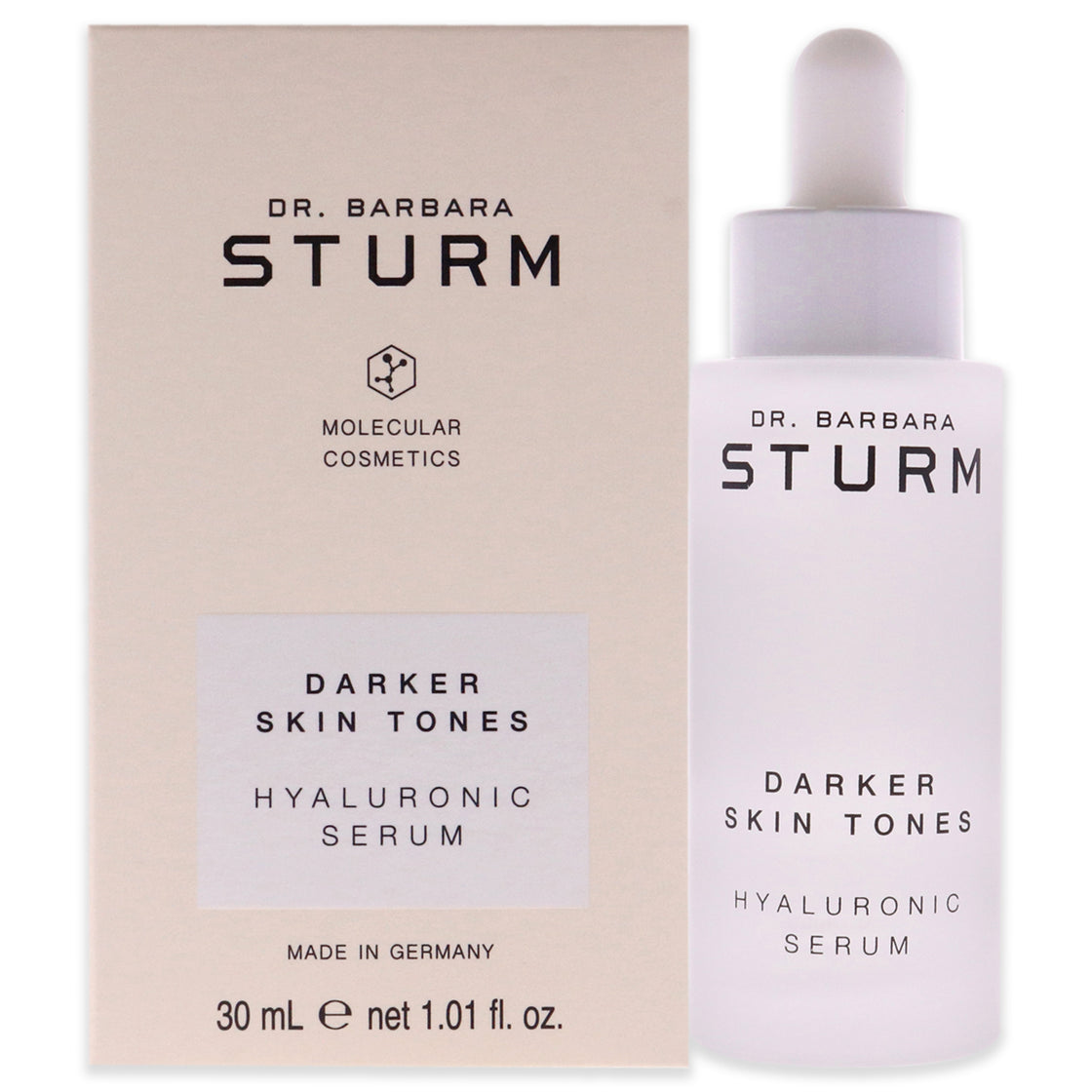 Darker Skin Tones Hyaluronic Serum by Dr. Barbara Sturm for Unisex - 1.01 oz Serum